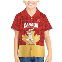 Custom Canada Cricket Family Matching Mermaid Dress and Hawaiian Shirt Come On Maple Leaf