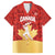Custom Canada Cricket Family Matching Off The Shoulder Long Sleeve Dress and Hawaiian Shirt Come On Maple Leaf