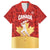 Custom Canada Cricket Family Matching Off Shoulder Maxi Dress and Hawaiian Shirt Come On Maple Leaf