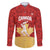 Custom Canada Cricket Family Matching Off Shoulder Maxi Dress and Hawaiian Shirt Come On Maple Leaf