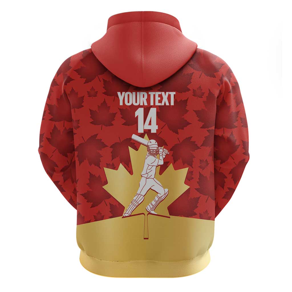 Custom Canada Cricket Hoodie Come On Maple Leaf