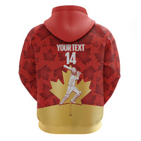 Custom Canada Cricket Hoodie Come On Maple Leaf