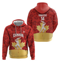 Custom Canada Cricket Hoodie Come On Maple Leaf