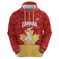 Custom Canada Cricket Hoodie Come On Maple Leaf