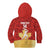 Custom Canada Cricket Kid Hoodie Come On Maple Leaf