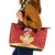 Custom Canada Cricket Leather Tote Bag Come On Maple Leaf
