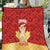 Custom Canada Cricket Quilt Come On Maple Leaf