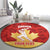 Custom Canada Cricket Round Carpet Come On Maple Leaf