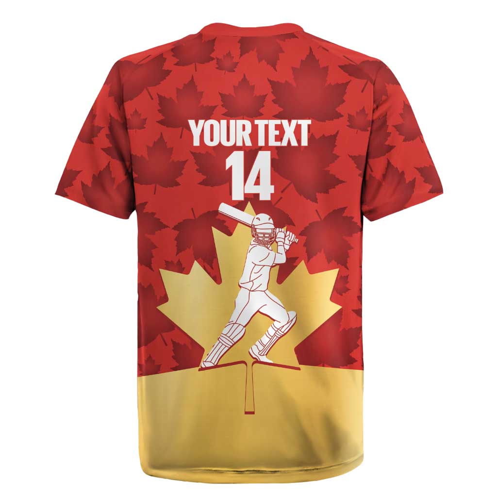 Custom Canada Cricket Rugby Jersey Come On Maple Leaf