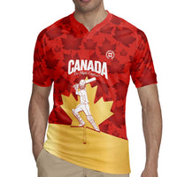 Custom Canada Cricket Rugby Jersey Come On Maple Leaf
