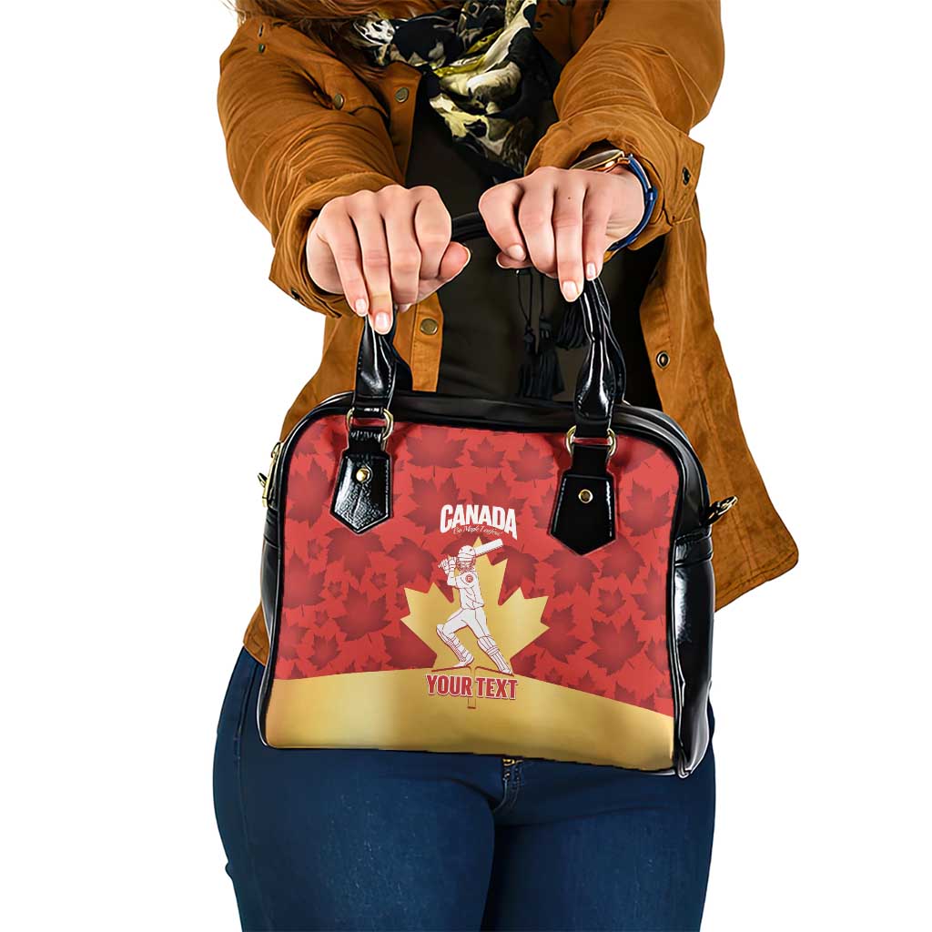 Custom Canada Cricket Shoulder Handbag Come On Maple Leaf