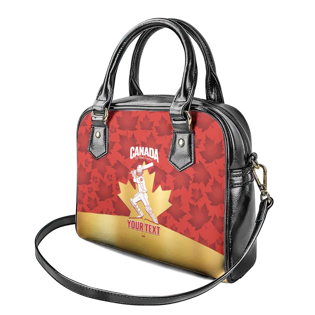 Custom Canada Cricket Shoulder Handbag Come On Maple Leaf
