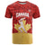 Custom Canada Cricket T Shirt Come On Maple Leaf