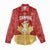 Custom Canada Cricket Women Casual Shirt Come On Maple Leaf