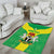 Custom Nigeria Cricket Area Rug Go Yellow Greens - Wonder Print Shop