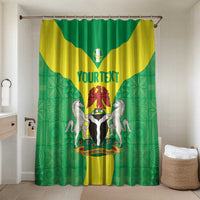 Custom Nigeria Cricket Bathroom Set Go Yellow Greens - Wonder Print Shop