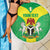 Custom Nigeria Cricket Beach Blanket Go Yellow Greens - Wonder Print Shop