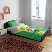 Custom Nigeria Cricket Bedding Set Go Yellow Greens - Wonder Print Shop
