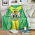 Custom Nigeria Cricket Blanket Go Yellow Greens - Wonder Print Shop