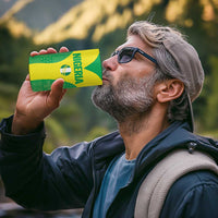 Custom Nigeria Cricket 4 in 1 Can Cooler Tumbler Go Yellow Greens - Wonder Print Shop