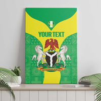 Custom Nigeria Cricket Canvas Wall Art Go Yellow Greens - Wonder Print Shop
