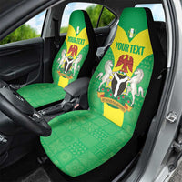 Custom Nigeria Cricket Car Seat Cover Go Yellow Greens - Wonder Print Shop