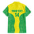 Custom Nigeria Cricket Family Matching Mermaid Dress and Hawaiian Shirt Go Yellow Greens - Wonder Print Shop