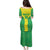 Custom Nigeria Cricket Family Matching Puletasi and Hawaiian Shirt Go Yellow Greens - Wonder Print Shop