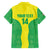 Custom Nigeria Cricket Family Matching Summer Maxi Dress and Hawaiian Shirt Go Yellow Greens - Wonder Print Shop