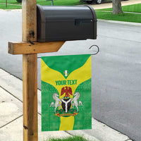 Custom Nigeria Cricket Garden Flag Go Yellow Greens - Wonder Print Shop