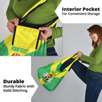 Custom Nigeria Cricket Grocery Bag Go Yellow Greens - Wonder Print Shop