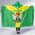 Custom Nigeria Cricket Hooded Blanket Go Yellow Greens - Wonder Print Shop