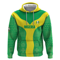 Custom Nigeria Cricket Hoodie Go Yellow Greens - Wonder Print Shop