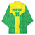 Custom Nigeria Cricket Kimono Go Yellow Greens - Wonder Print Shop