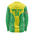 Custom Nigeria Cricket Long Sleeve Shirt Go Yellow Greens - Wonder Print Shop