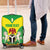 Custom Nigeria Cricket Luggage Cover Go Yellow Greens - Wonder Print Shop