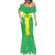 Custom Nigeria Cricket Mermaid Dress Go Yellow Greens - Wonder Print Shop