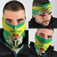 Custom Nigeria Cricket Neck Gaiter Go Yellow Greens - Wonder Print Shop