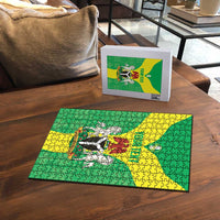 Custom Nigeria Cricket Puzzle Go Yellow Greens - Wonder Print Shop