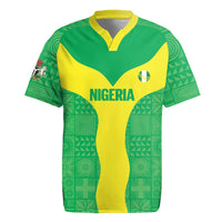 Custom Nigeria Cricket Rugby Jersey Go Yellow Greens - Wonder Print Shop