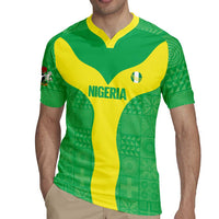 Custom Nigeria Cricket Rugby Jersey Go Yellow Greens - Wonder Print Shop