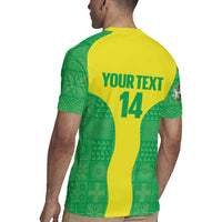 Custom Nigeria Cricket Rugby Jersey Go Yellow Greens - Wonder Print Shop