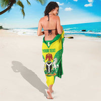 Custom Nigeria Cricket Sarong Go Yellow Greens - Wonder Print Shop