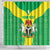 Custom Nigeria Cricket Shower Curtain Go Yellow Greens - Wonder Print Shop