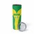 Custom Nigeria Cricket Skinny Tumbler Go Yellow Greens - Wonder Print Shop