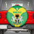 Custom Nigeria Cricket Spare Tire Cover Go Yellow Greens - Wonder Print Shop