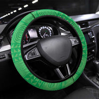 Nigeria Cricket Steering Wheel Cover Go Yellow Greens - Wonder Print Shop