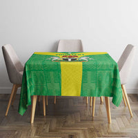 Custom Nigeria Cricket Tablecloth Go Yellow Greens - Wonder Print Shop