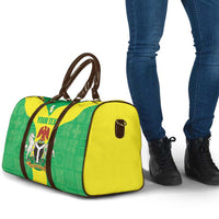 Custom Nigeria Cricket Travel Bag Go Yellow Greens - Wonder Print Shop