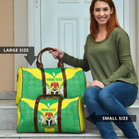 Custom Nigeria Cricket Travel Bag Go Yellow Greens - Wonder Print Shop